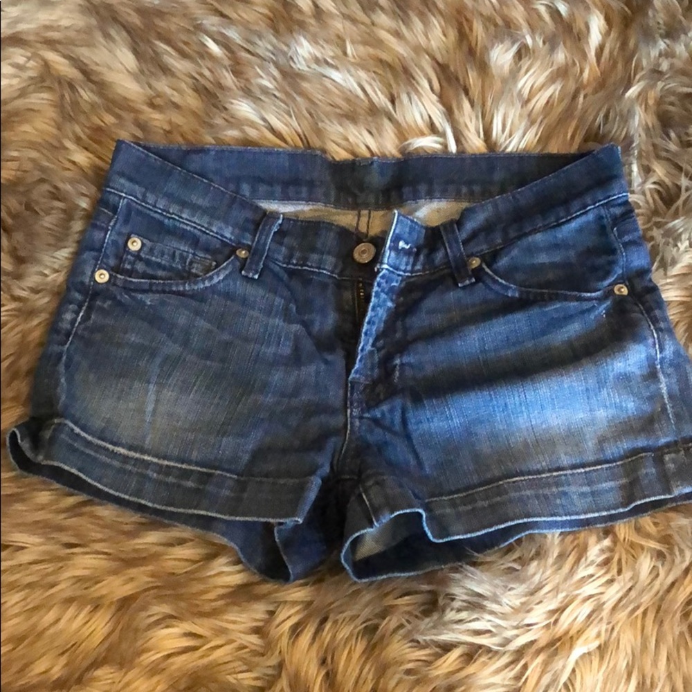 7 For All Mankind Jean Shorts